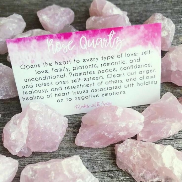 Handmade rose quartz earrings - Picture 4 of 4